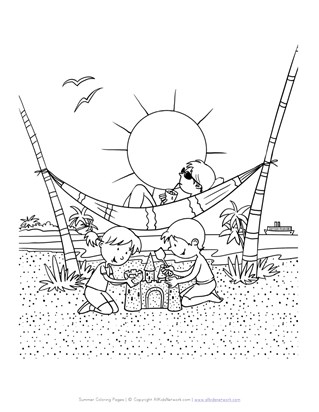 Summer Coloring Pages