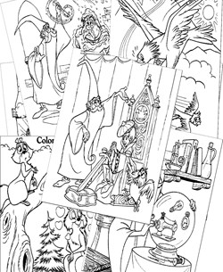 Sword in the Stone Coloring Pages