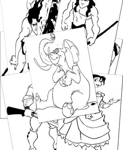 Tarzan Coloring Pages