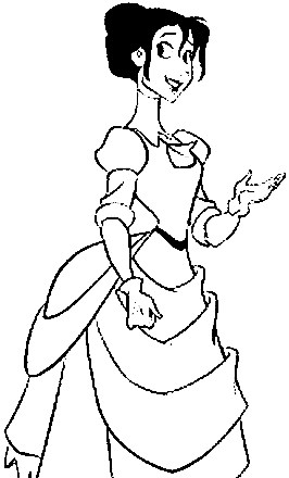 tarzan jane coloring page