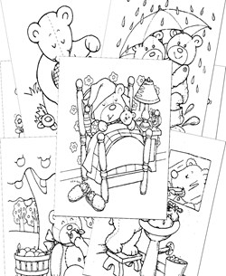 Teddy Bears Coloring Pages