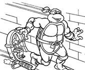 teenage mutant ninja turtles coloring pages all kids network