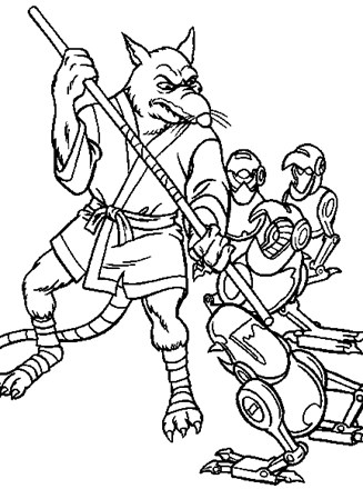 teenage mutant ninja turtles coloring page  teenage mutant