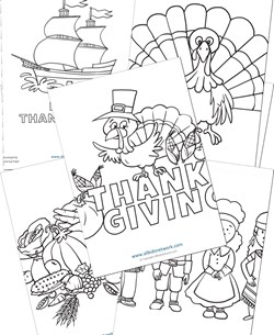 Thanksgiving Coloring Pages