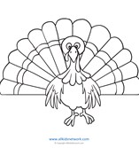 Turkey Coloring Page