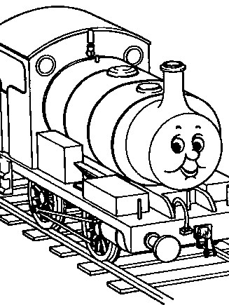 thomas the train coloring page