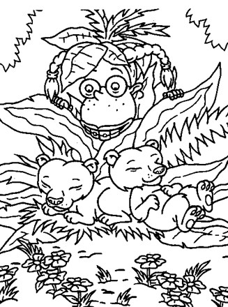 thornberrys bears coloring page