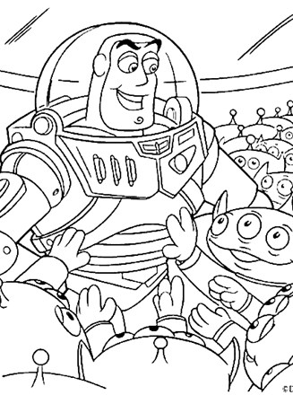 Alien Human Coloring Pages  Monster coloring pages, Space coloring pages,  Toy story coloring pages