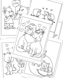 Valentine's Day Coloring Pages