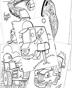 Vehicles Coloring Pages
