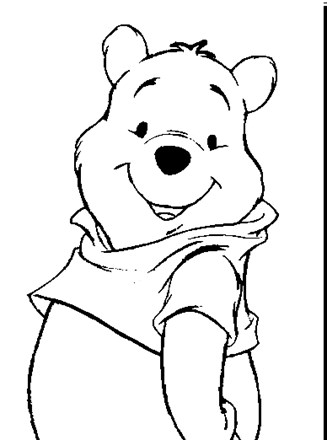 coloring pages of winnie the pooh bear