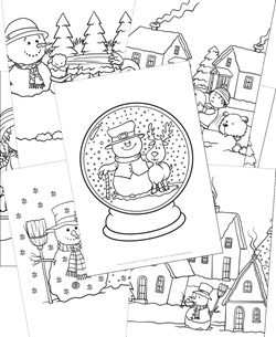 Winter Coloring Pages