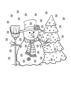 Winter Coloring Page - Alli Ways