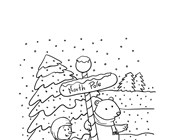 Winter Coloring Pages Print Winter Pictures To Color All Kids Network