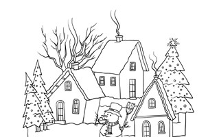 Winter Coloring Pages - Print Winter Pictures to Color | All Kids Network
