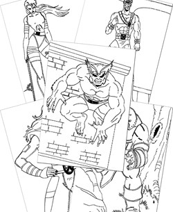 X Men Coloring Pages