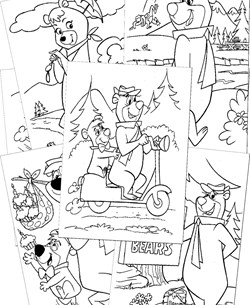 Yogi Bear Coloring Pages