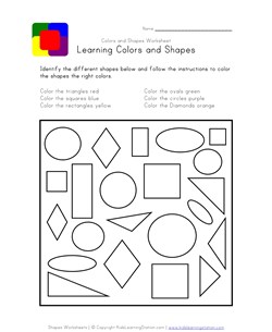 kids colors and shapes