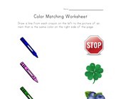 matching colors worksheets all kids network
