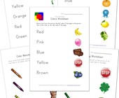 colors worksheet color matching worksheets