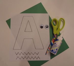 Letter A Alligator Craft | All Kids Network