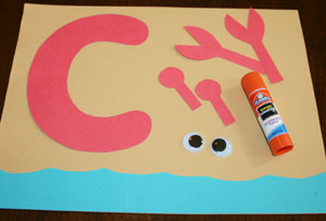 template s preschool letter Crab All Network Letter Kids Craft C template s preschool letter Crab All Network Letter Kids Craft C