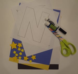 letter n night craft all kids network letter n crafts