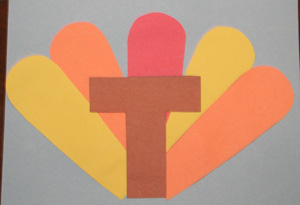 t is for turkey craft all kids network alphabet tracing paper
