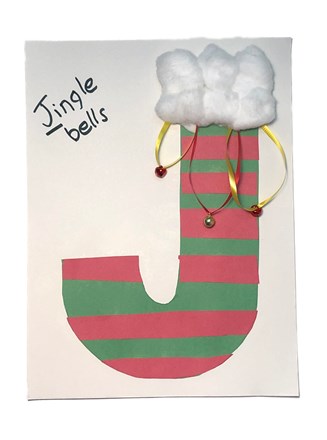 Letter J Jingle Bells Craft