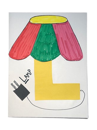 voordelig Karu Cursus Letter L Lamp Craft | All Kids Network