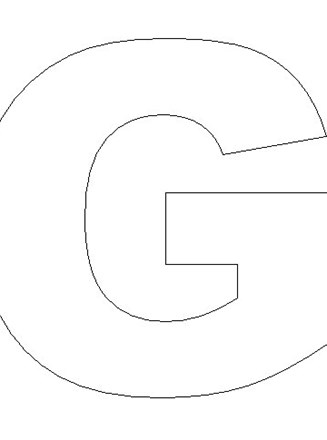 Letter G Template