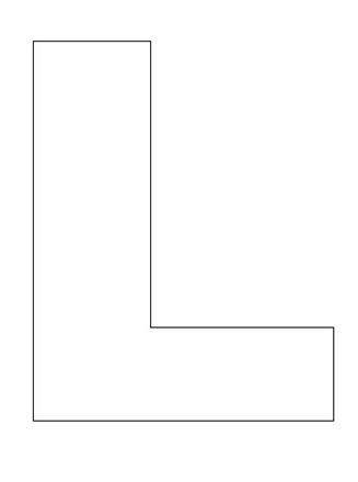 letter l template