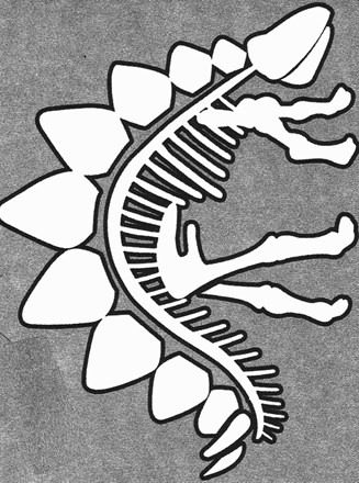 Dinosaur Fossil Template 2