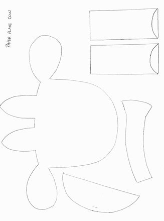 Cow Craft Template