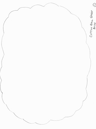 Sheep Craft Template 1