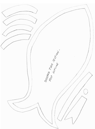 X Ray Fish Craft Template