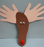 Handprint Reindeer