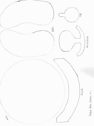 Dog Craft Template 1