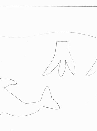 Dolphin Craft Template