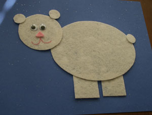 Shape Polar Bear Craft | All Kids Network