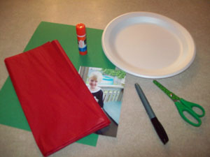 apple frame craft materials