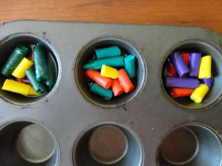 broken crayons