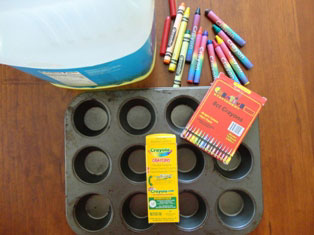 crayons craft materials