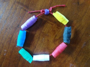 faith colors bracelet craft