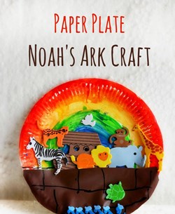 Noah Paper Plate Ark Craft 