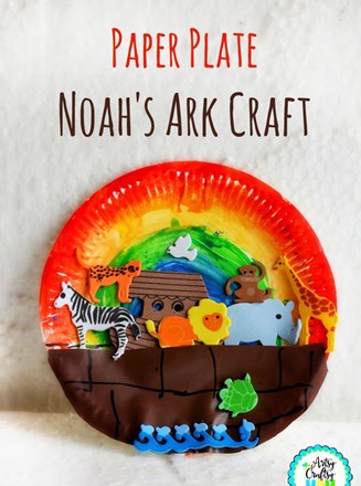 Noah Paper Plate Ark Craft 