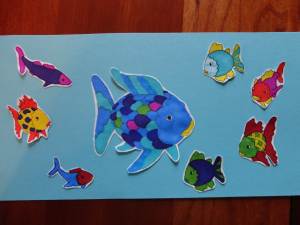 Rainbow Fish Marble Game Craft | All Kids Network