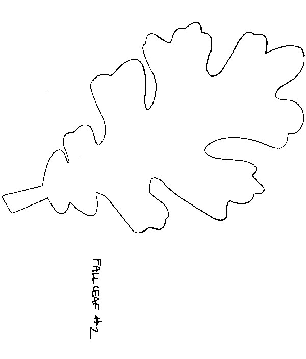 Template Of A Leaf from www.allkidsnetwork.com