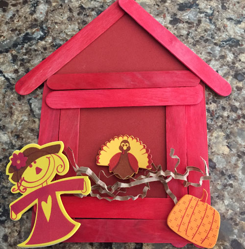 Popsicle Stick Barn Preschool Craft Your Kids Will Love