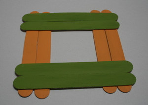 popsicle stick picture frame for dad